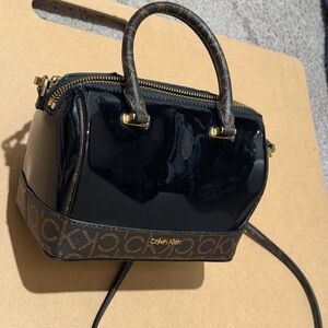 Calvin Klein black crossbody mini bag